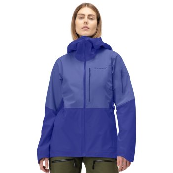 Norrona lofoten Gore Tex Jacket Women Violet Storm Royal Blue