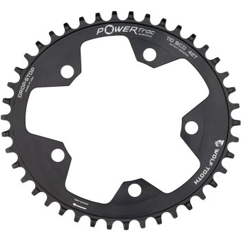 Wolf Tooth Elliptical Single Road/Cyclocross Flattop Chainring