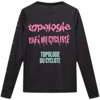 Café du Cycliste x Topologie Ambre Longsleeve Shirt Women - black