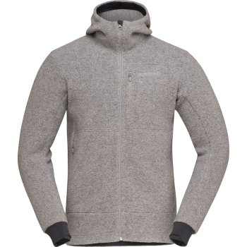 Norrona warmwool3 Hood Jacket Men - Drizzle