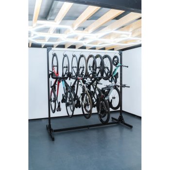Cycle Storage Rails Stashed SpaceRail Bike Storage System Freestanding - 8 Hooks | BIKE24