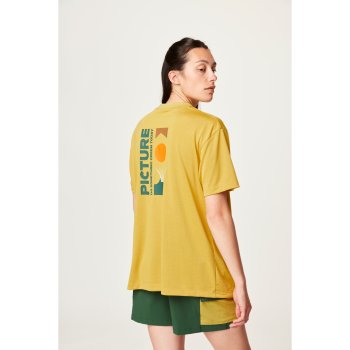 売れ筋商品|||ピクニックオーガニック カットソー トップス レディース Elhm Tech T-Shirt - Women's Olivenite Picture Organic Elhm Tech T-Shirt - Women's - Clothing