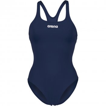 arena Costume Intero Donna - Performance Solid Swim Pro Team - Navy/Bianco