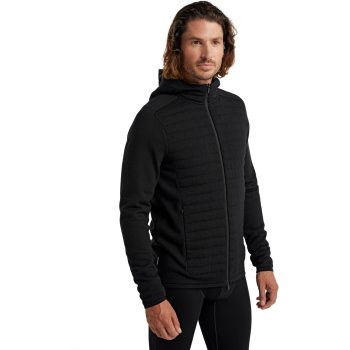登場! Merino ZoneKnit™ Icebreaker Insulated Hoodie Zip Sleeve Long ジャケット・アウター