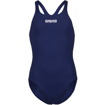 arena Performance Solid Team Swim Pro Swimsuit Girls - Navy/White | BIKE24