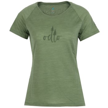 Odlo Seamless High Sports BH Damen - loden frost - camping green