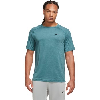 Nike Dri-FIT Ready Short-Sleeve Fitness Top Men - mineral teal/htr ...