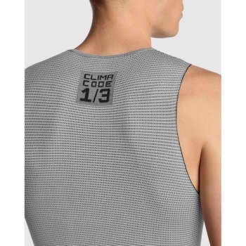 Assos P1 Summer Sleeveless Skin Layer Men - grey series | BIKE24