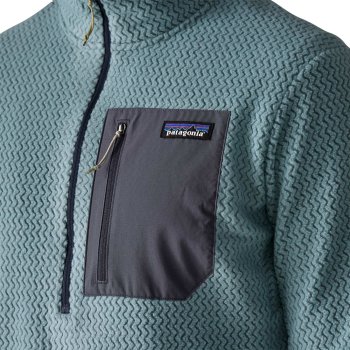 Patagonia R1 Air Zip Neck Men - Blue Sage | BIKE24