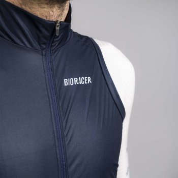 Gilet Coupe-vent Bioracer Cyclisme - Noir Taille M - Occasion