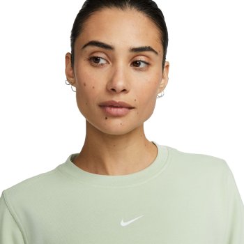 Nike One Dri-FIT Crew-Neck LBR Sweatshirt Women - honeydew/white FB5125-343