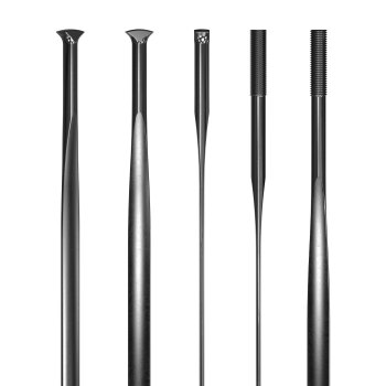 Rayons DT Swiss Aerolite Noir 277 Mm - Lot De 20 Avec Nipples Aluminium