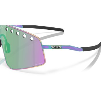 Oakley Sutro TI Sweep Glasses - Polished Oil Slick/Prizm Road Jade