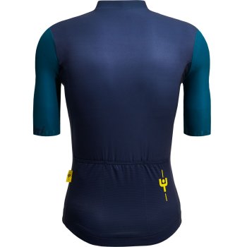 Maillot de vélo route manches courtes été unisexe - racer 2 jaune