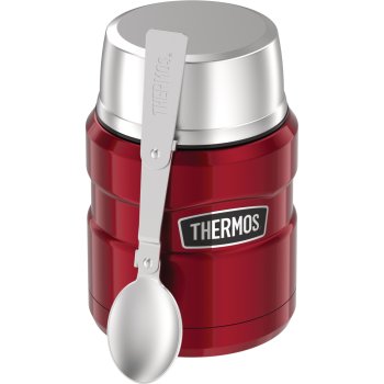 THERMOS® Stainless King Insulated Food Jar 0.47L - cranberry | BIKE24