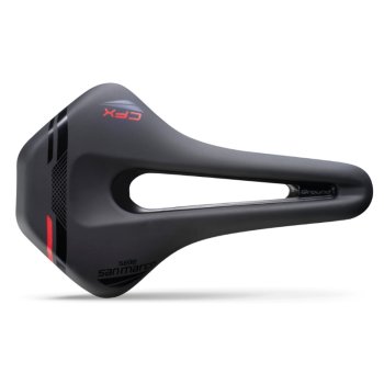 Selle San Marco Ground Short Carbon FX Wide Saddle - Wide L3 - black |  BIKE24