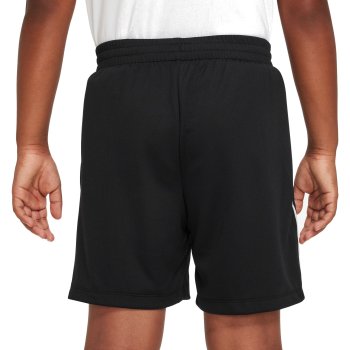 Nike Dri-FIT Multisport Graphic Shorts Kids - black/white/white DX5361-010