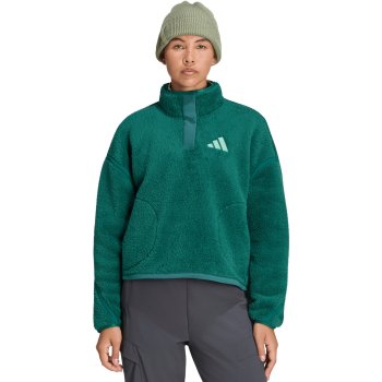 adidas TERREX Multi Fleece Pullover Women - collegiate green