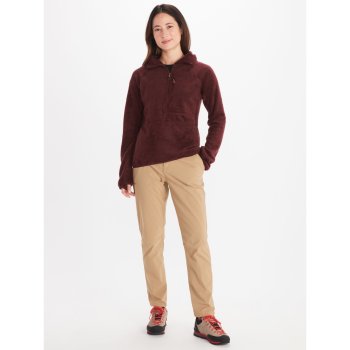 Marmot Orsa Polartec Wool Hoodie Dames - port royal