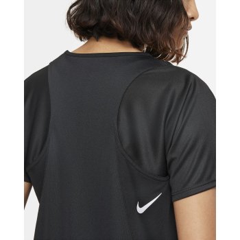 Nike Dri-Fit Race Short-Sleeve Running Top Women - black/reflective ...