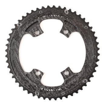 X-CarboRing EVO（FC-R9200系対応/50T）アウター Carbon-Ti X-CarboCam EVO Chainring - 110mm | Oval | Dura Ace