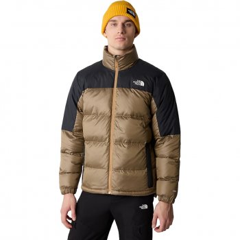 The North Face Diablo Recycled Down Jacket Men - Almond Butter/TNF Black