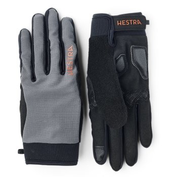 Hestra Guantes De Ciclismo De 5 Dedos - Ventair Long - Negro