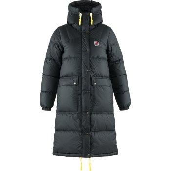 Womens black deals down parka