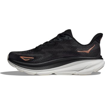 Hoka Clifton 9 Running Shoes Women - black / rose gold | BIKE24