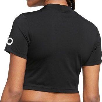 Nike® Pro Dri-FIT Graphic Cropped Top Bra DM7689 Black/White Women’s SZ XL  1X