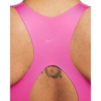 Nike Women's Dri-Fit High Support Front Zip Sports Bra Pink XS DD0436-621-  New