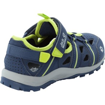 Jack Wolfskin Sun Climber Sandale Kinder - blue / lime | BIKE24