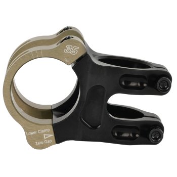 thumbnail image 2 of Renthal Apex 35mm Stem Clamp - +/-6 Deg, 1 1/8 Steerer, Black/Gold, Multiple Lengths 2 of 4