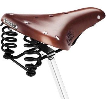 Brooks Flyer Short Bend Leather Saddle - brown | BIKE24