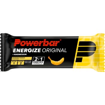 PowerBar ENERGIZE ORIGINAL Riegel Banane – Mit Haferflocken, Magnesium & Kohlenhydraten