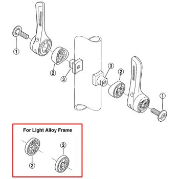 shimano slr 400 downtube shifter