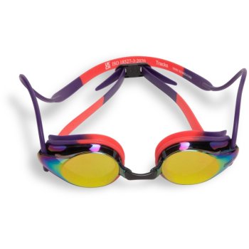 arena Tracks Mirror Swimming Goggles - Copper/Plum/Bright Coral | BIKE24