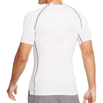 Nike Pro Dri-Fit Tight Fit Short-Sleeve Top Men - white/black/black ...
