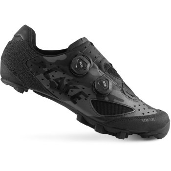 Lake MX238-X Wide MTB Shoes Men - black camo | BIKE24