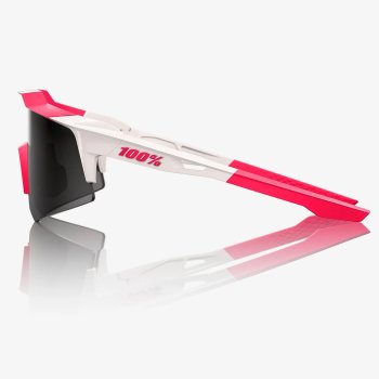 100% Speedcraft XS Glasses - Puddy Pink White - Smoke | Clear | BIKE24