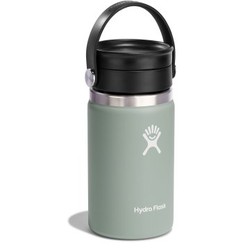  Hydro Flask 12 oz Wide Mouth Bottle with Flex Sip Lid Black :  Sports & Outdoors