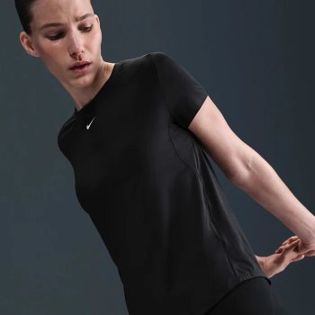 ★ Nike★ One Classic Dry Fit Short Sleeve Top W White Blac Nike One Classic Breathable Women's Dri-FIT Short-Sleeve Top