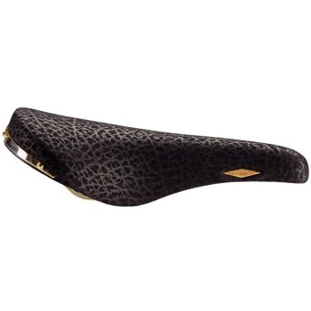 Vintage Selle Saddle San Marco Rolls Vélo Brun Marron Leather