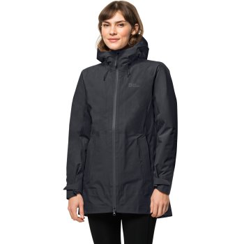 Jack Wolfskin Herzberg 3in1 Jacket Women - black | BIKE24