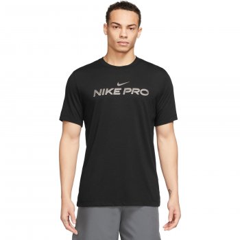 Nike Pro T-Shirt Heren - zwart FJ2393-010 | BIKE24
