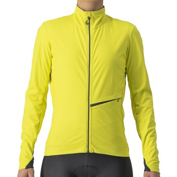 Castelli Go W Jacket Women - brilliant yellow/dark grey 790