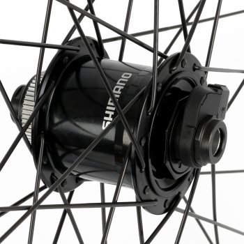 Moyeu Avant Dynamo Shimano DH-UR705-3D - 12x100mm, 32 Trous, Disque Centerlock, Noir