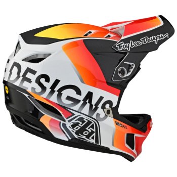 Troy Lee Designs D4 Composite MIPS Bike Helmet - Qualifier White 