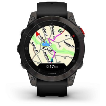 Garmin Epix Sapphire (GEN2) GPS Smartwatch - black - Titanium | BIKE24