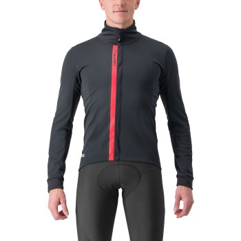 Castelli Entrata Jacket Men - light black/red 085 | BIKE24